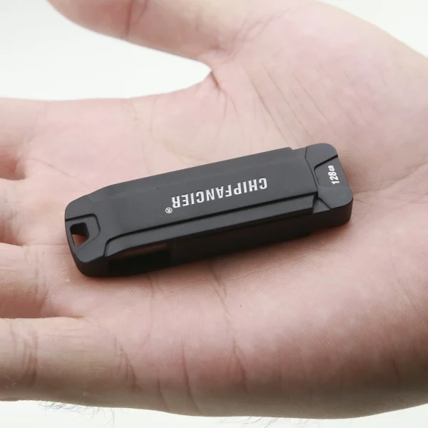 CHIPFANCIER-SE II Mini Solid State USB Flash Drive SSD High Performance Pure Metal Win To Go USB3.0 Rotating Case - Gambar 3