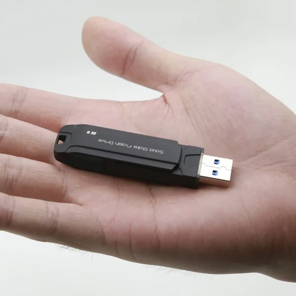 CHIPFANCIER-SE II Mini Solid State USB Flash Drive SSD High Performance Pure Metal Win To Go USB3.0 Rotating Case - Gambar 2