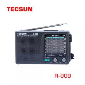 ​Tecsun R-909 Penerima Radio Multiband Ringkas – Konsumsi Daya Ultra Rendah dengan Tuner FM Analog​