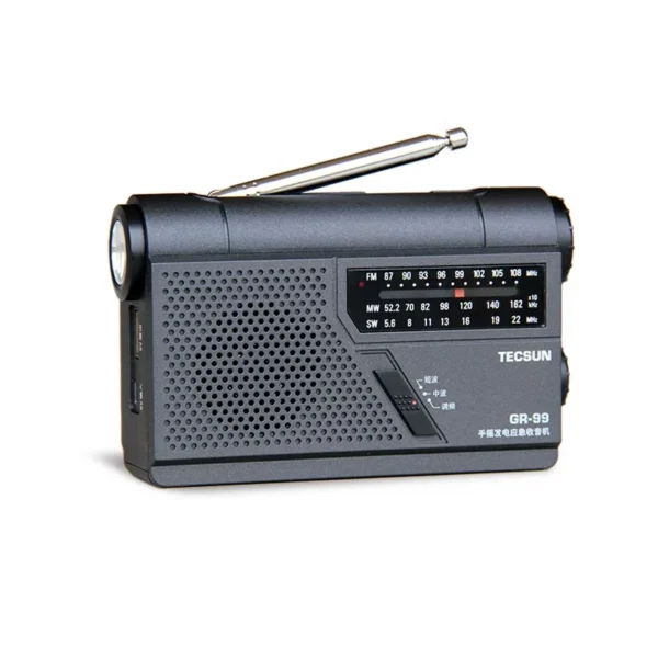 Radio Darurat Tangan Engkol DSP TECSUN GR-99 (Radio Keselamatan Darurat) - Gambar 2