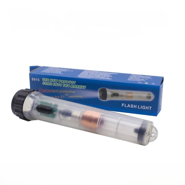 Senter LED Super Terang dengan Dinamo Engkol Tangan